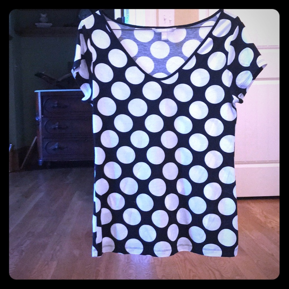 Banana Republic polka dot shirt